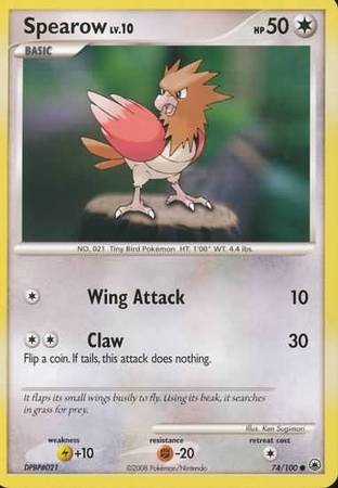 Spearow 74-100 (RH)